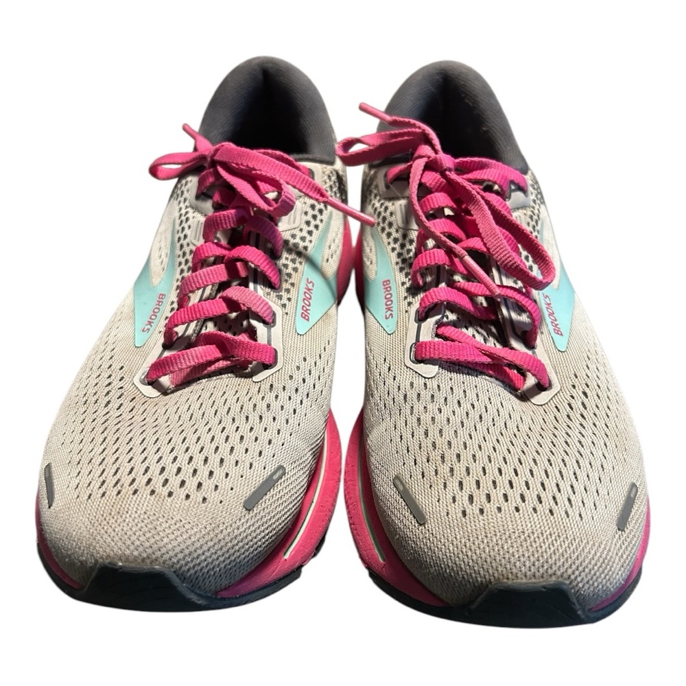 Brooks Women's Running Shoes - Gray and Pink - Picture 2 of 5
